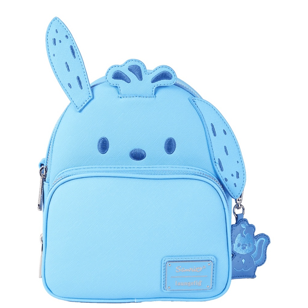 Sanrio Pochacco Monochrome Cosplay Convertible Mini Backpack & Crossbody Bag